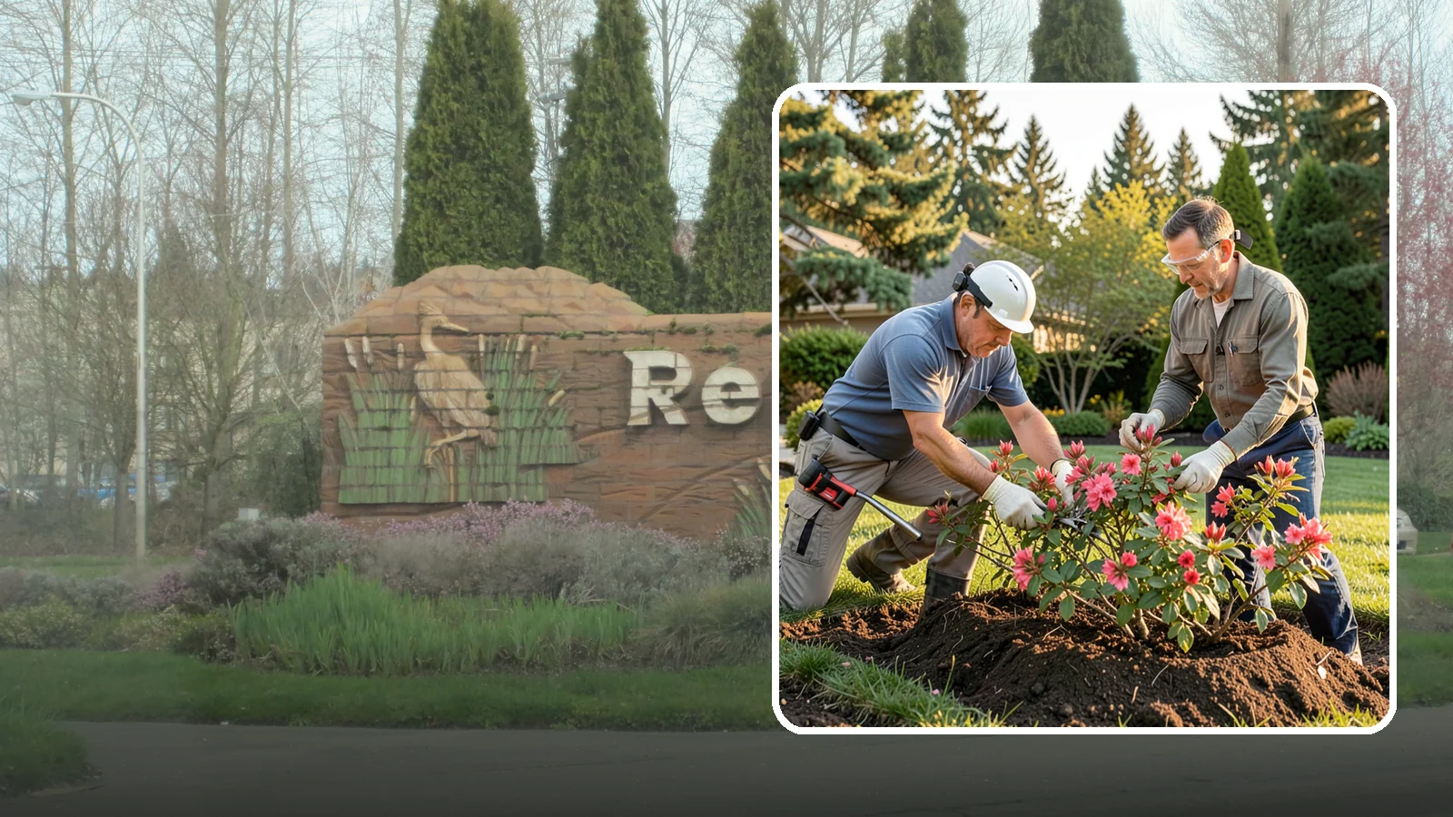 Hardy Fuchsia Pruning in Renton, King County, WA - Spring cutback of hardy fuchsia that leaves winter protection intact and drives vigorous new growth and long bloom.