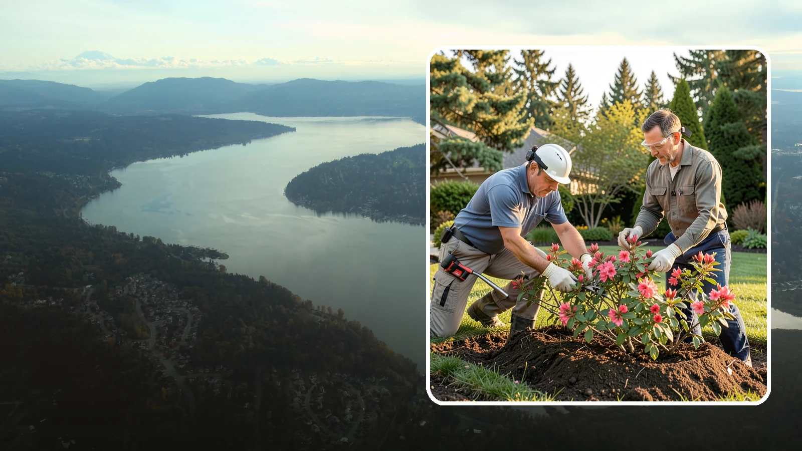 Hardy Fuchsia Pruning in Sammamish, King County, WA - Spring cutback of hardy fuchsia that leaves winter protection intact and drives vigorous new growth and long bloom.