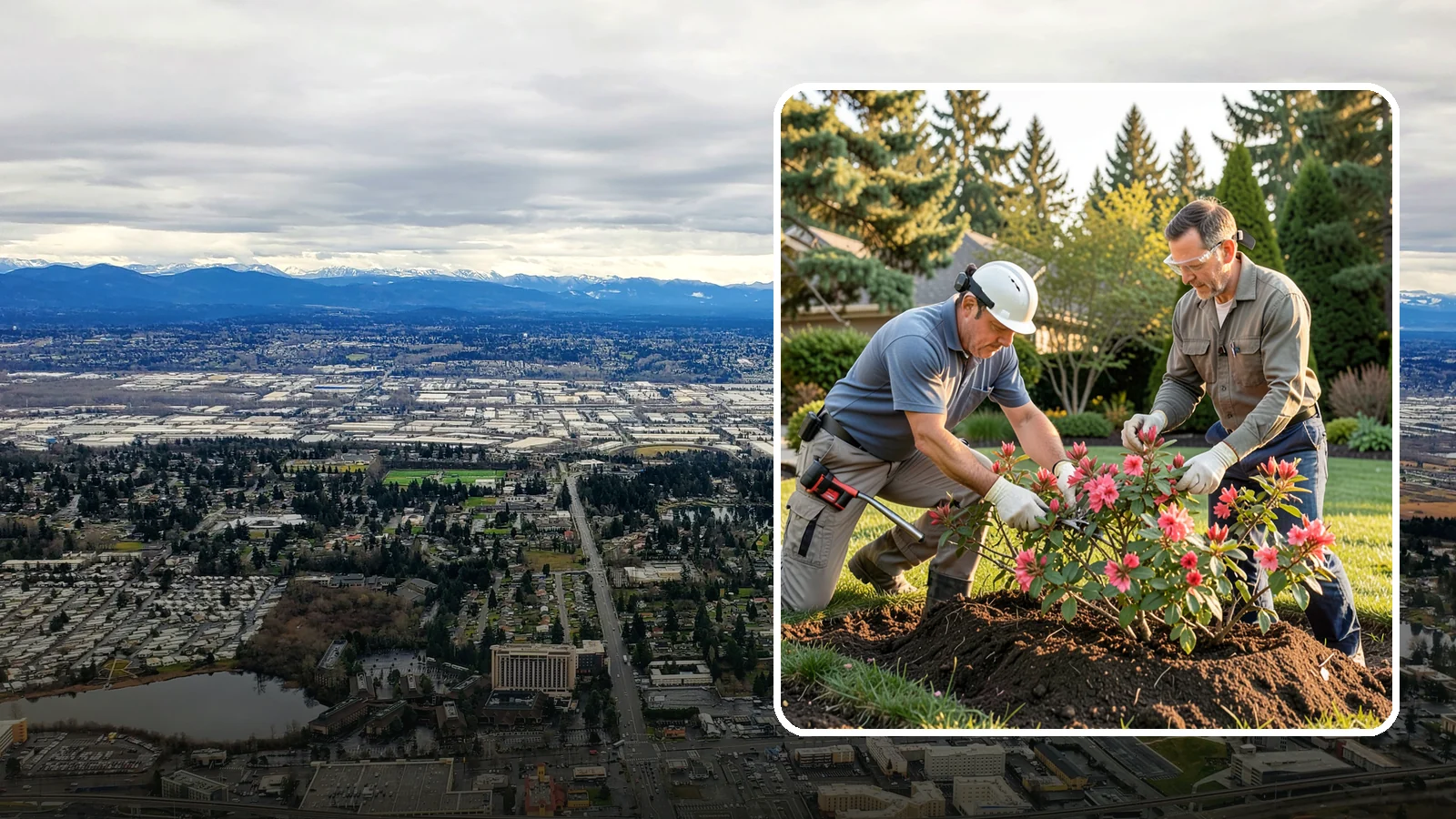 Hardy Fuchsia Pruning in SeaTac, King County, WA - Spring cutback of hardy fuchsia that leaves winter protection intact and drives vigorous new growth and long bloom.