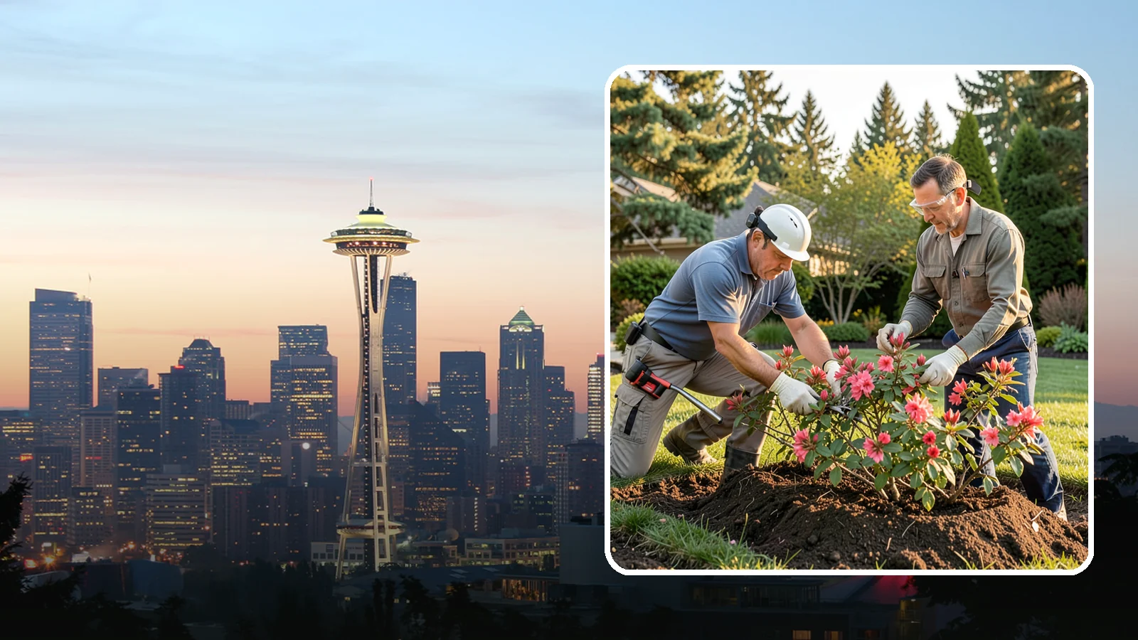 Hardy Fuchsia Pruning in Seattle, King County, WA - Spring cutback of hardy fuchsia that leaves winter protection intact and drives vigorous new growth and long bloom.