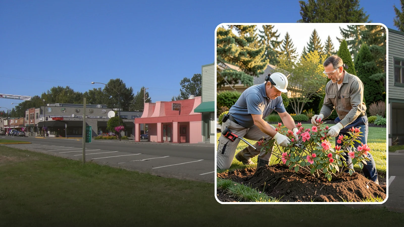 Hardy Fuchsia Pruning in Snoqualmie, King County, WA - Spring cutback of hardy fuchsia that leaves winter protection intact and drives vigorous new growth and long bloom.