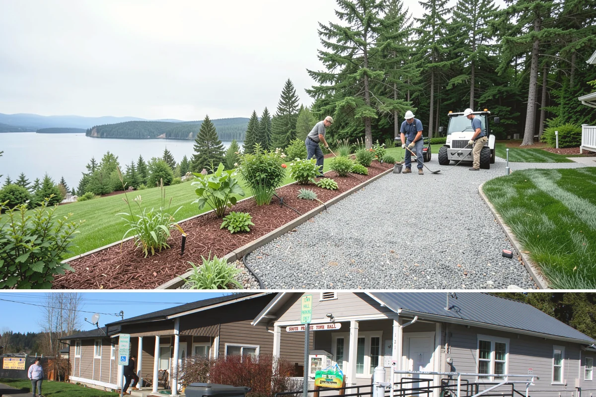 Hardy Fuchsia Pruning in South Prairie, Pierce County, WA - In Western Washington, leave hardy fuchsia growth over winter and cut it back to emerging basal buds in spring (around April)...