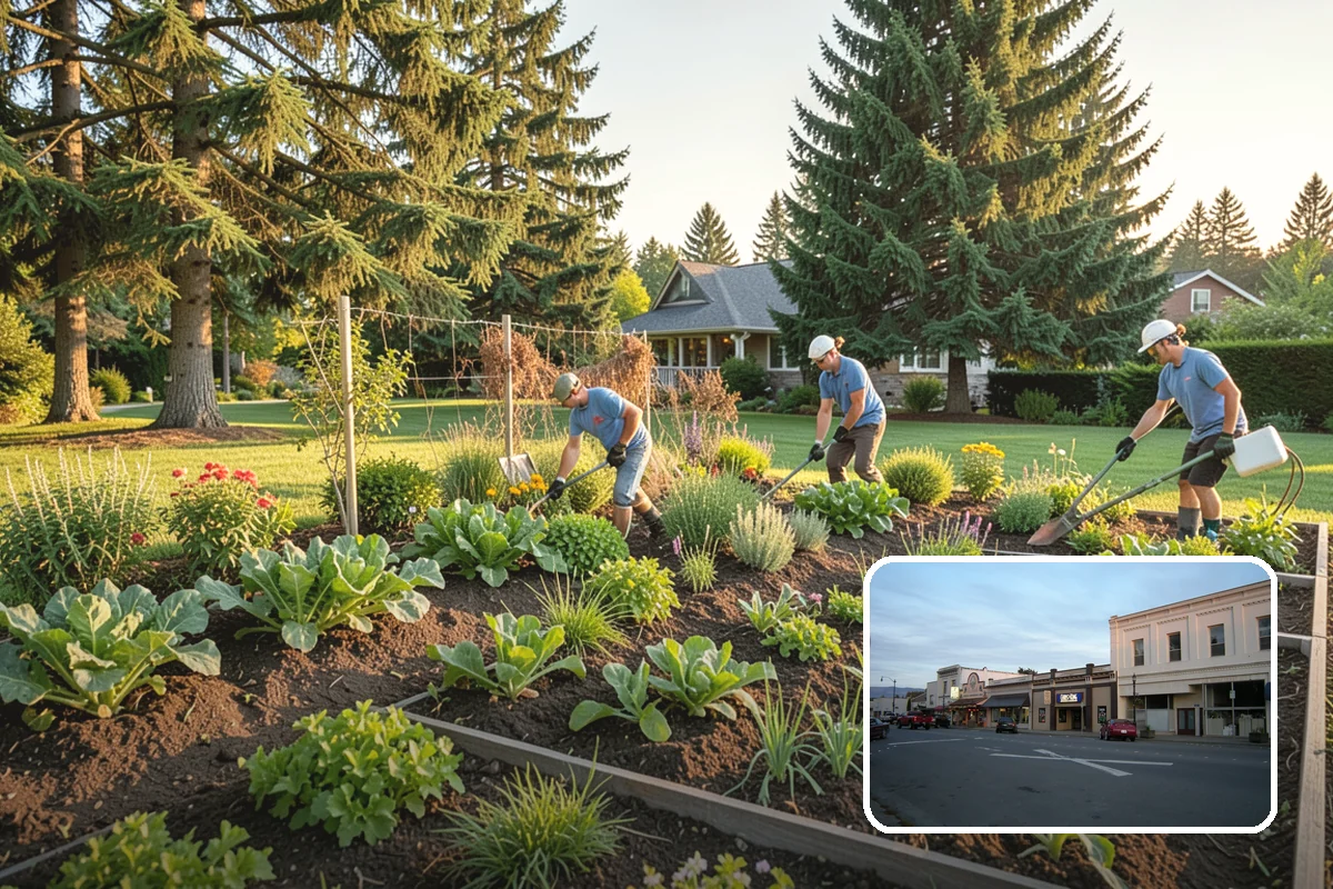 Heather Pruning in Burlington, Skagit County, WA - Keeps plants compact and prevents open, woody, leggy growth