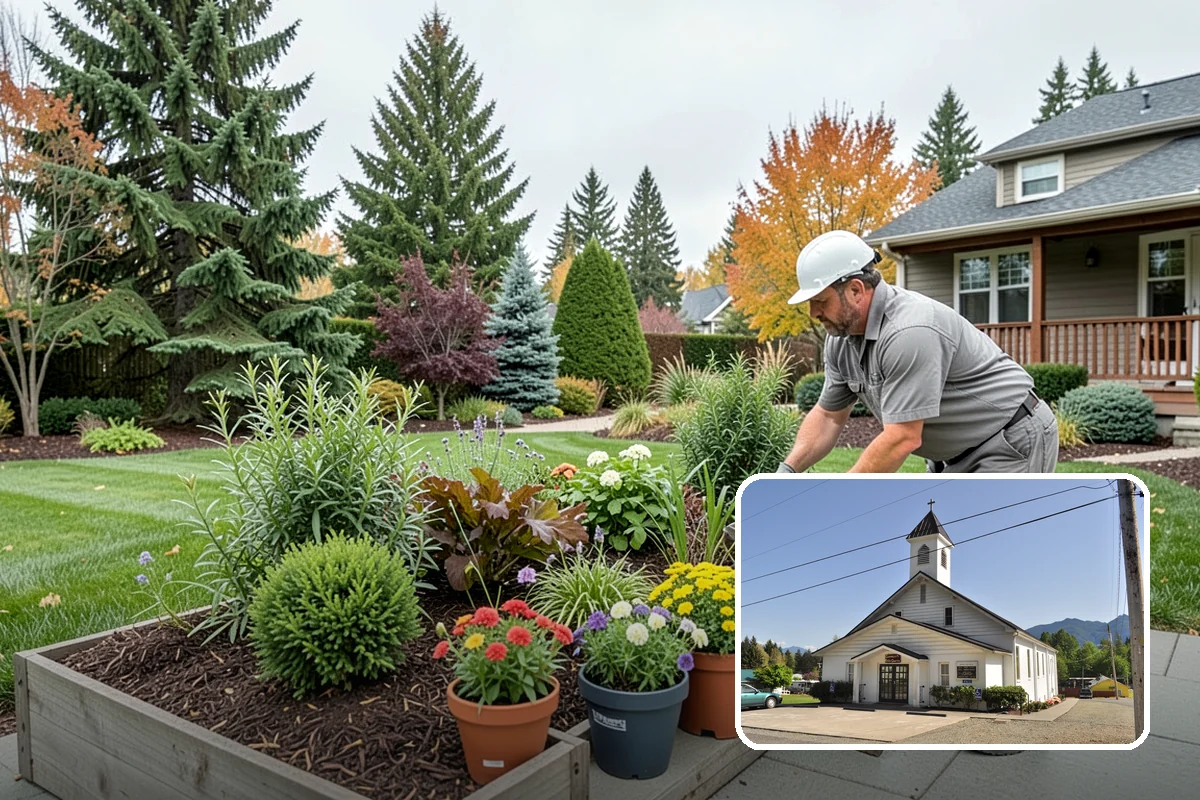 Heather Pruning in Concrete, Skagit County, WA - Keeps plants compact and prevents open, woody, leggy growth