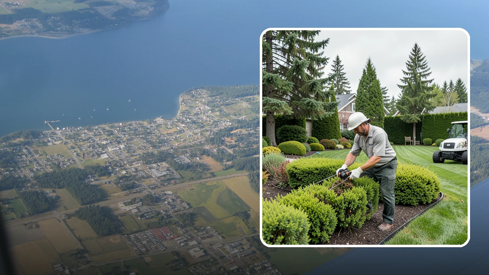 Heather Pruning in Coupeville, Island County, WA - Light annual shearing of heaths and heathers just below spent flowers to keep plants compact and prevent woodiness.