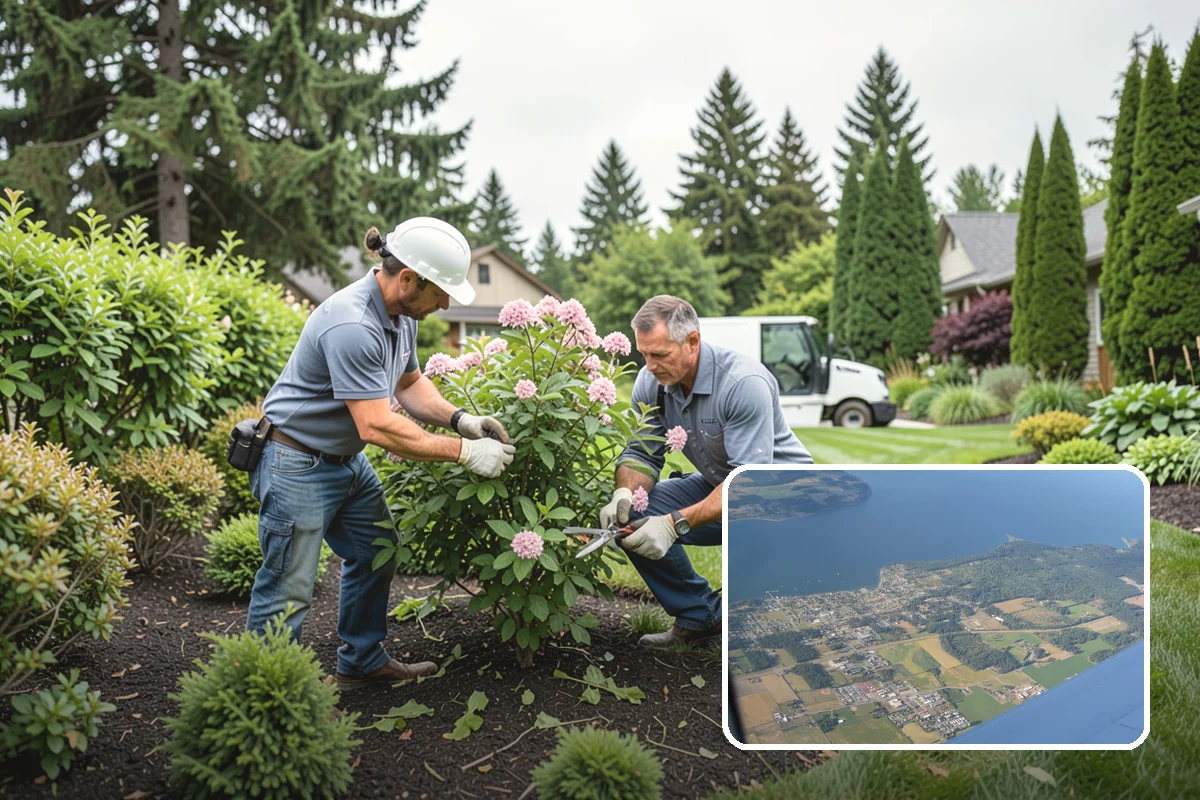 Heather Pruning in Coupeville, Island County, WA - Keeps plants compact and prevents open, woody, leggy growth