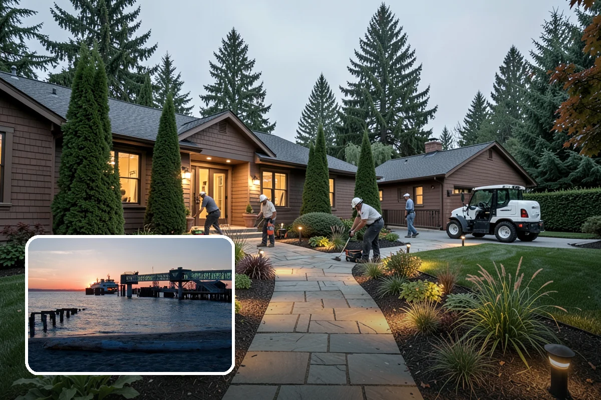 Heather Pruning in Edmonds, Snohomish County, WA - Keeps plants compact and prevents open, woody, leggy growth