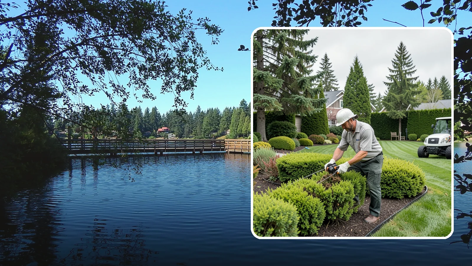 Heather Pruning in Federal Way, King County, WA - Light annual shearing of heaths and heathers just below spent flowers to keep plants compact and prevent woodiness.