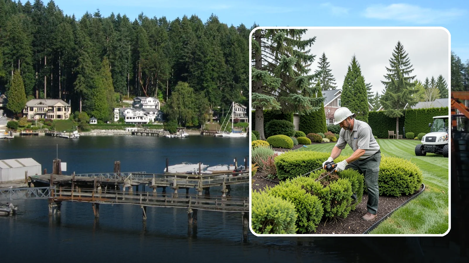 Heather Pruning in Gig Harbor, Pierce County, WA - Light annual shearing of heaths and heathers just below spent flowers to keep plants compact and prevent woodiness.