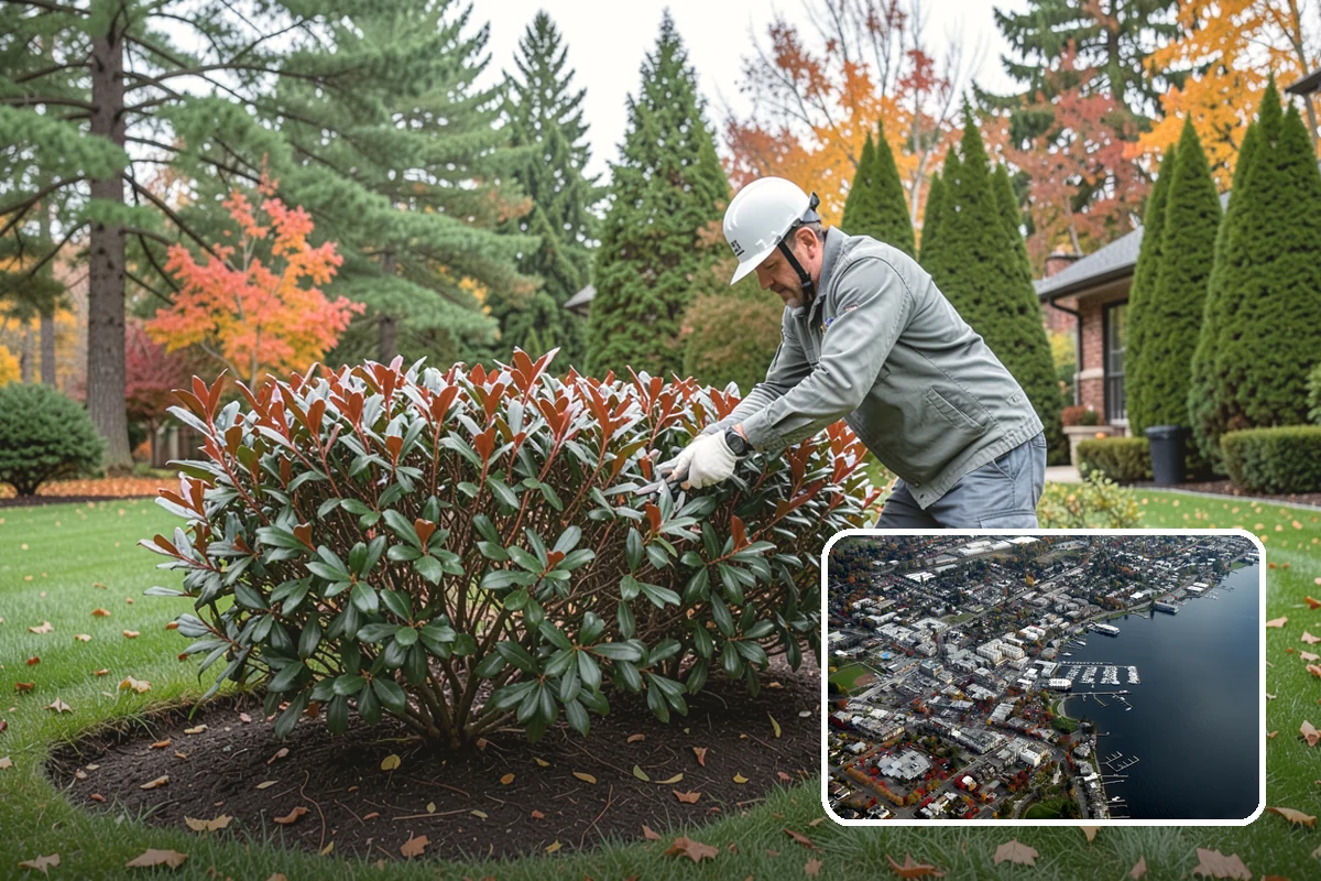 Heather Pruning in Kirkland, King County, WA - Keeps plants compact and prevents open, woody, leggy growth
