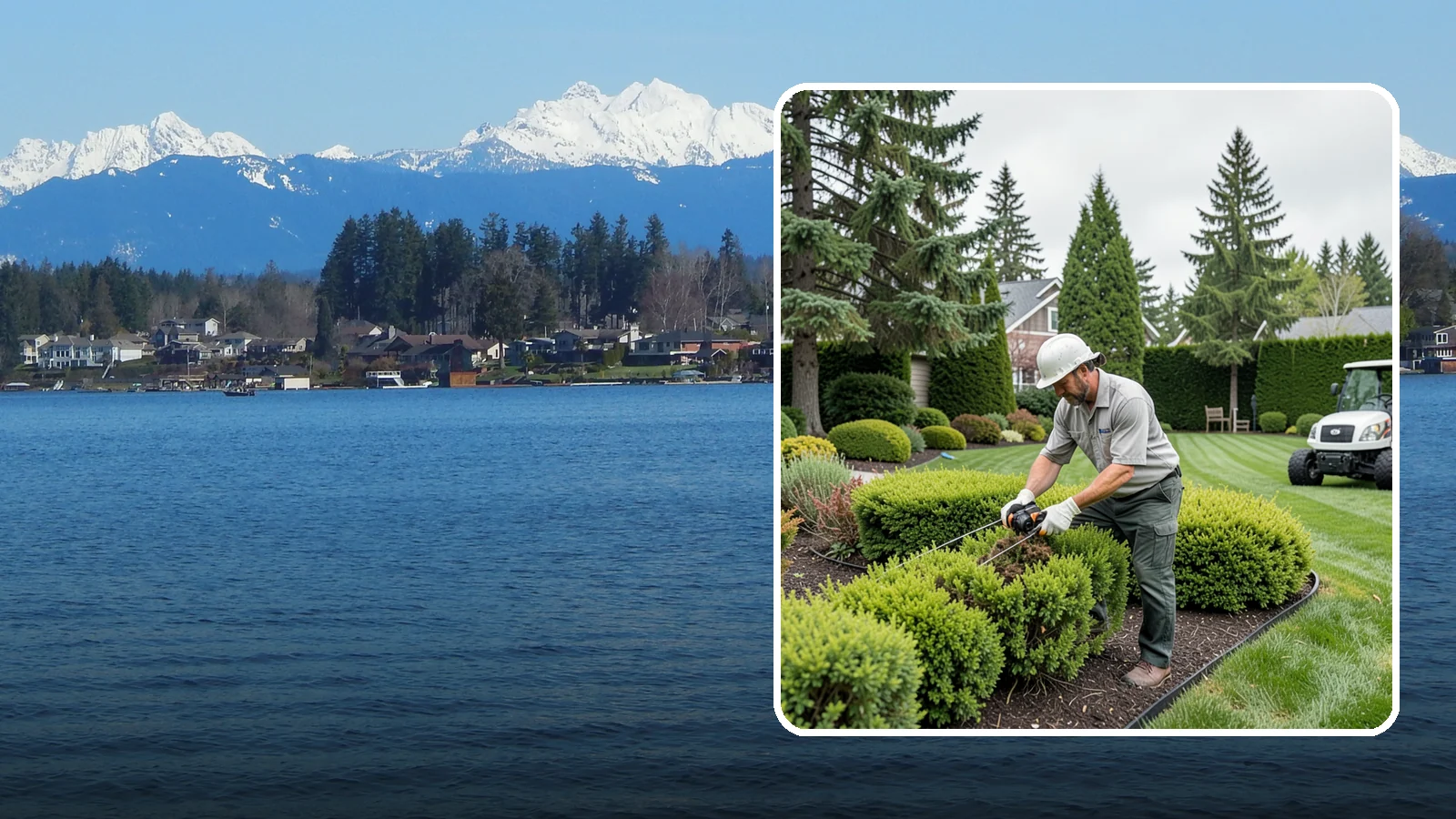 Heather Pruning in Lake Stevens, Snohomish County, WA - Light annual shearing of heaths and heathers just below spent flowers to keep plants compact and prevent woodiness.