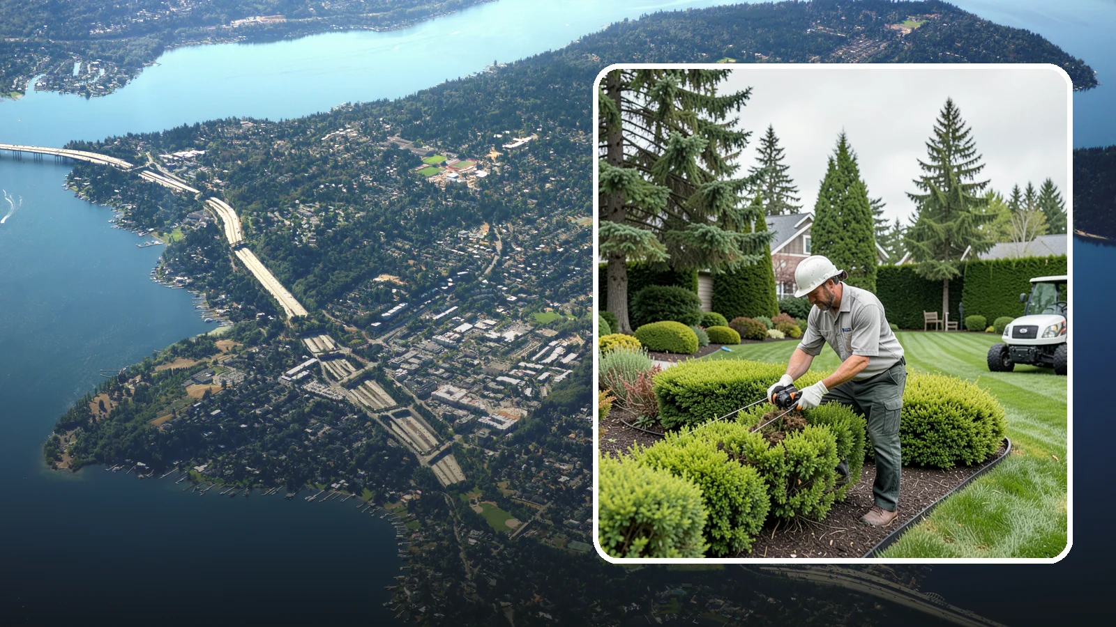 Heather Pruning in Mercer Island, King County, WA - Light annual shearing of heaths and heathers just below spent flowers to keep plants compact and prevent woodiness.