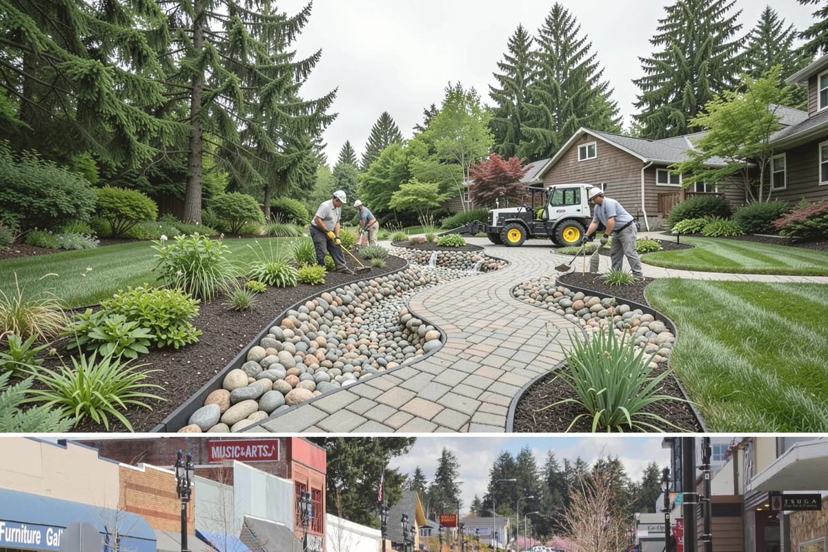 Hedge Planting in Bothell, King County, WA - Best planted spring or fall so the hedge establishes before its first full growing season.