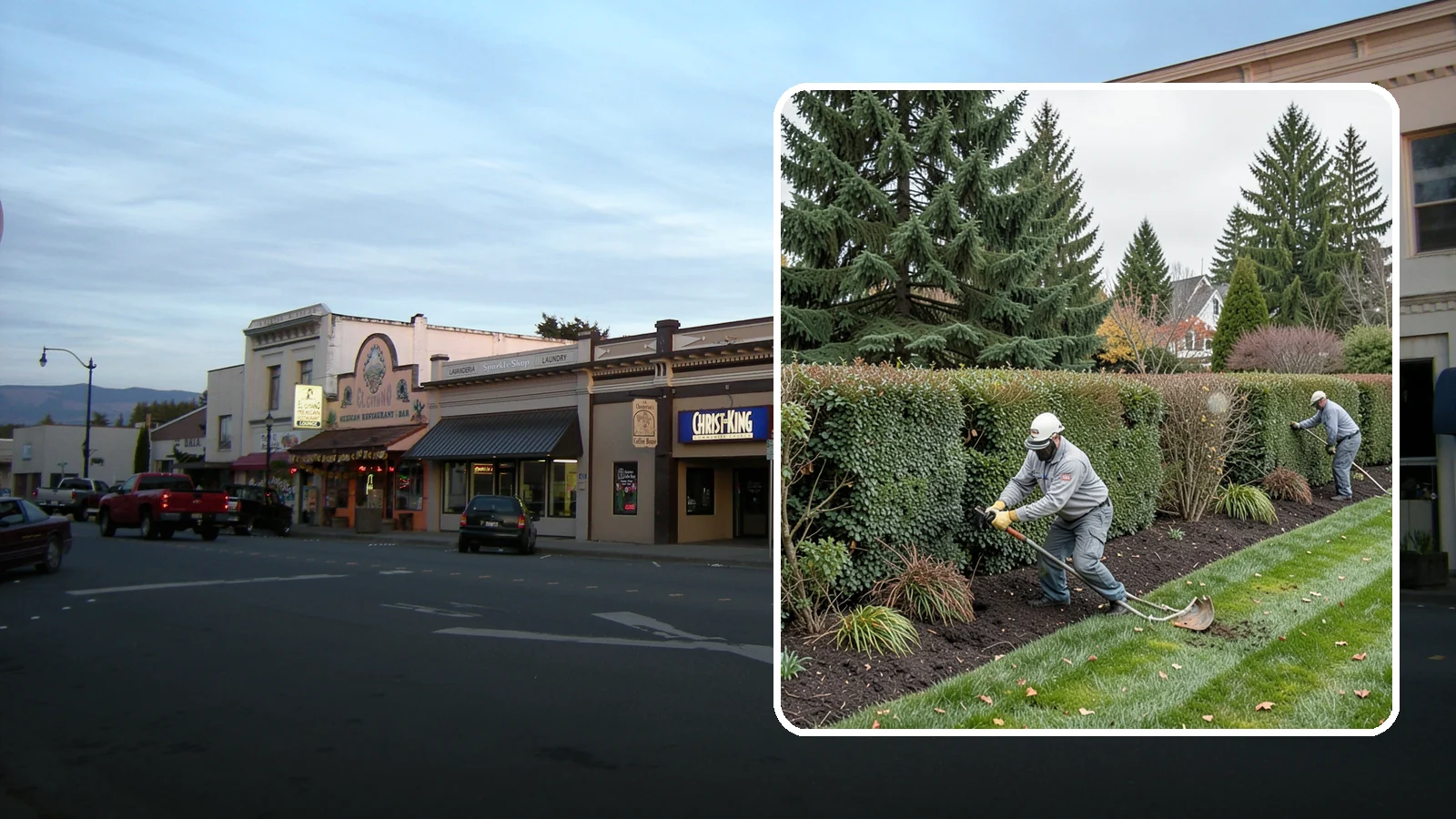 Hedge Planting in Burlington, Skagit County, WA - Living privacy and boundary hedges planted at proper spacing for fast, full screening.