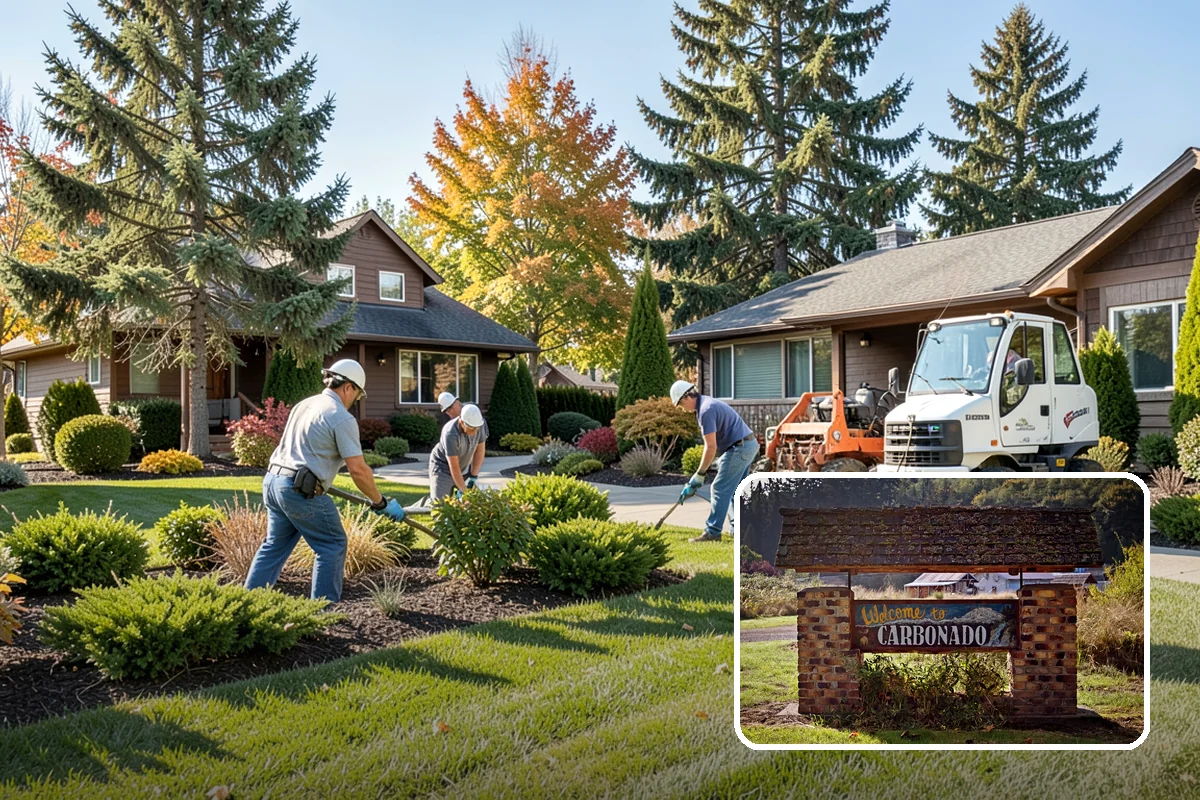 Hedge Planting in Carbonado, Pierce County, WA - Living privacy and boundary screening