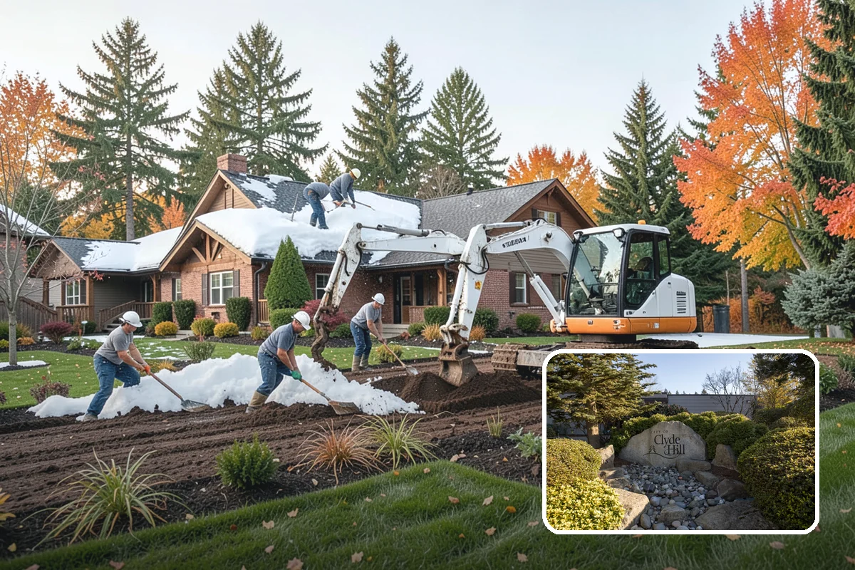 Hedge Planting in Clyde Hill, King County, WA - Living privacy and boundary screening
