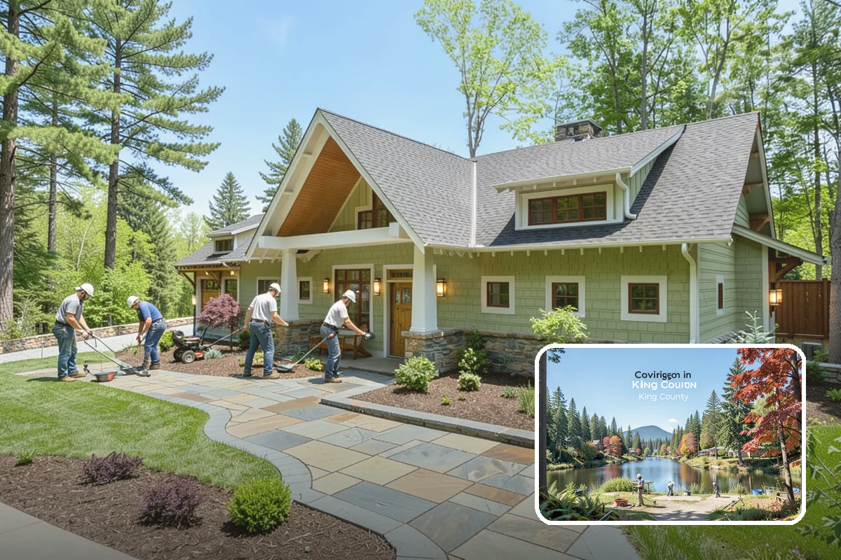 Hedge Planting in Covington, King County, WA - Living privacy and boundary screening