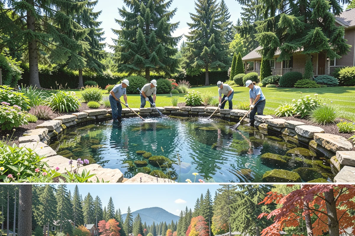 Hedge Planting in Covington, King County, WA - Best planted spring or fall so the hedge establishes before its first full growing season.