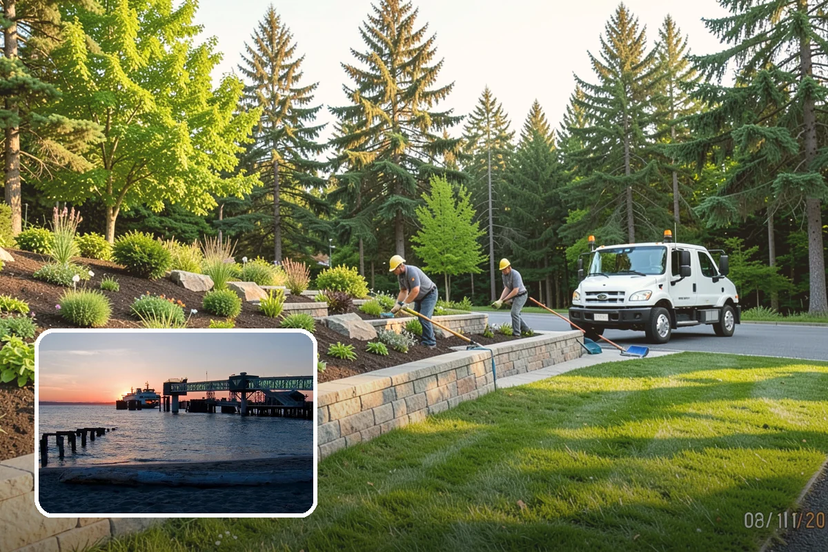 Hedge Planting in Edmonds, Snohomish County, WA - Living privacy and boundary screening
