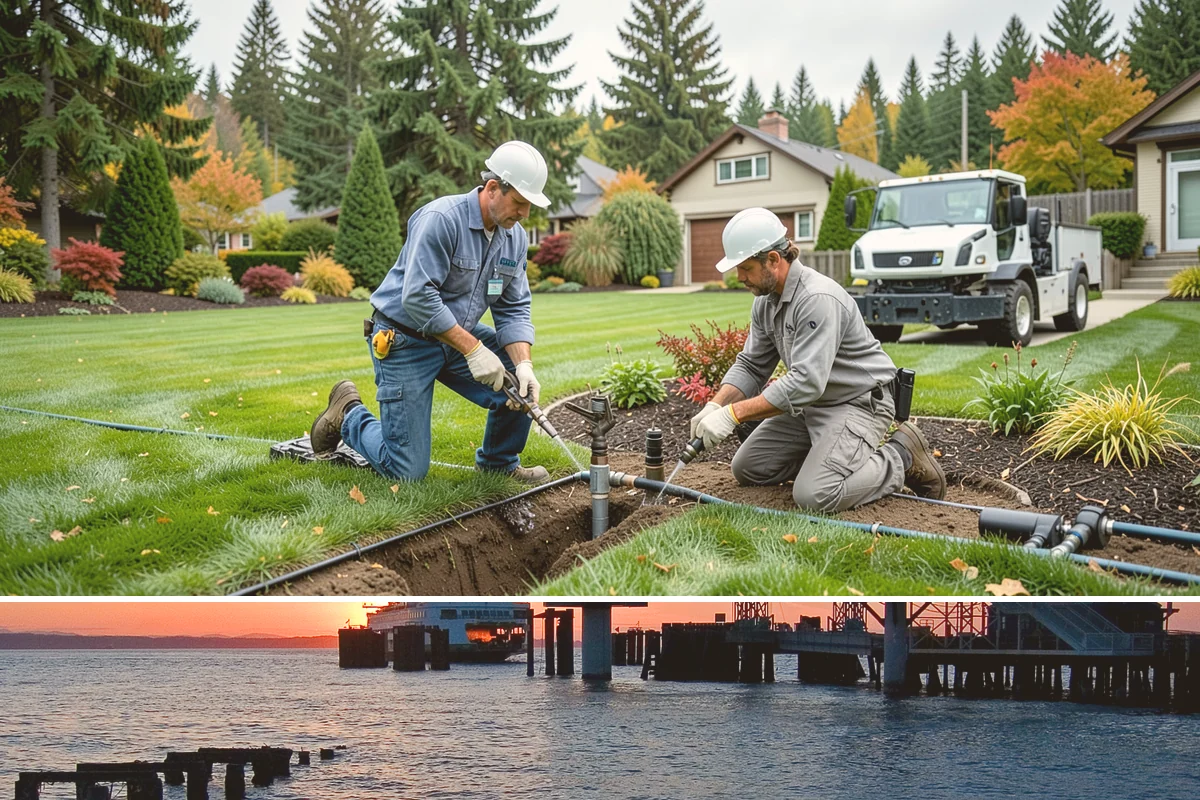 Hedge Planting in Edmonds, Snohomish County, WA - Best planted spring or fall so the hedge establishes before its first full growing season.