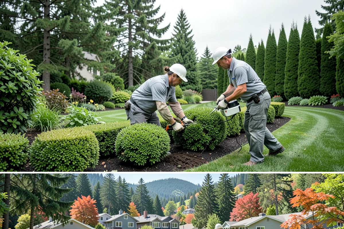 Hedge Planting in Fircrest, Pierce County, WA - Best planted spring or fall so the hedge establishes before its first full growing season.