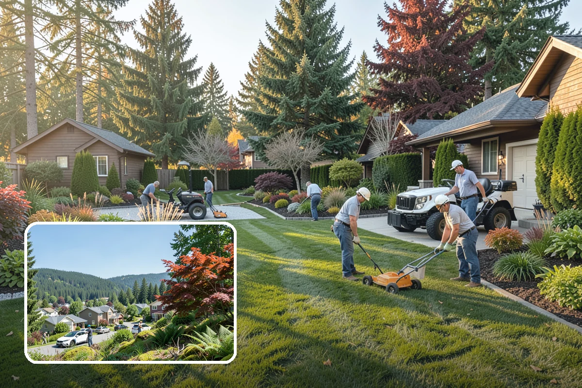Hedge Planting in Index, Snohomish County, WA - Living privacy and boundary screening