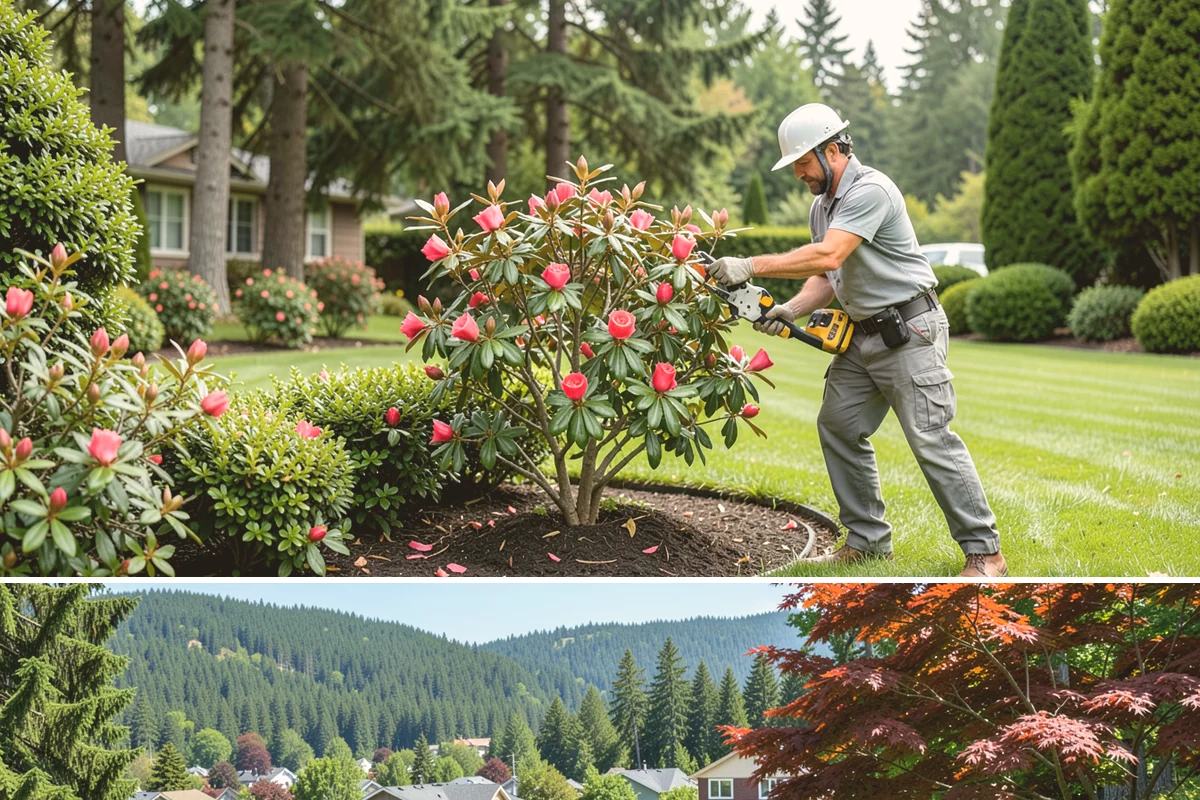 Hedge Planting in Index, Snohomish County, WA - Best planted spring or fall so the hedge establishes before its first full growing season.
