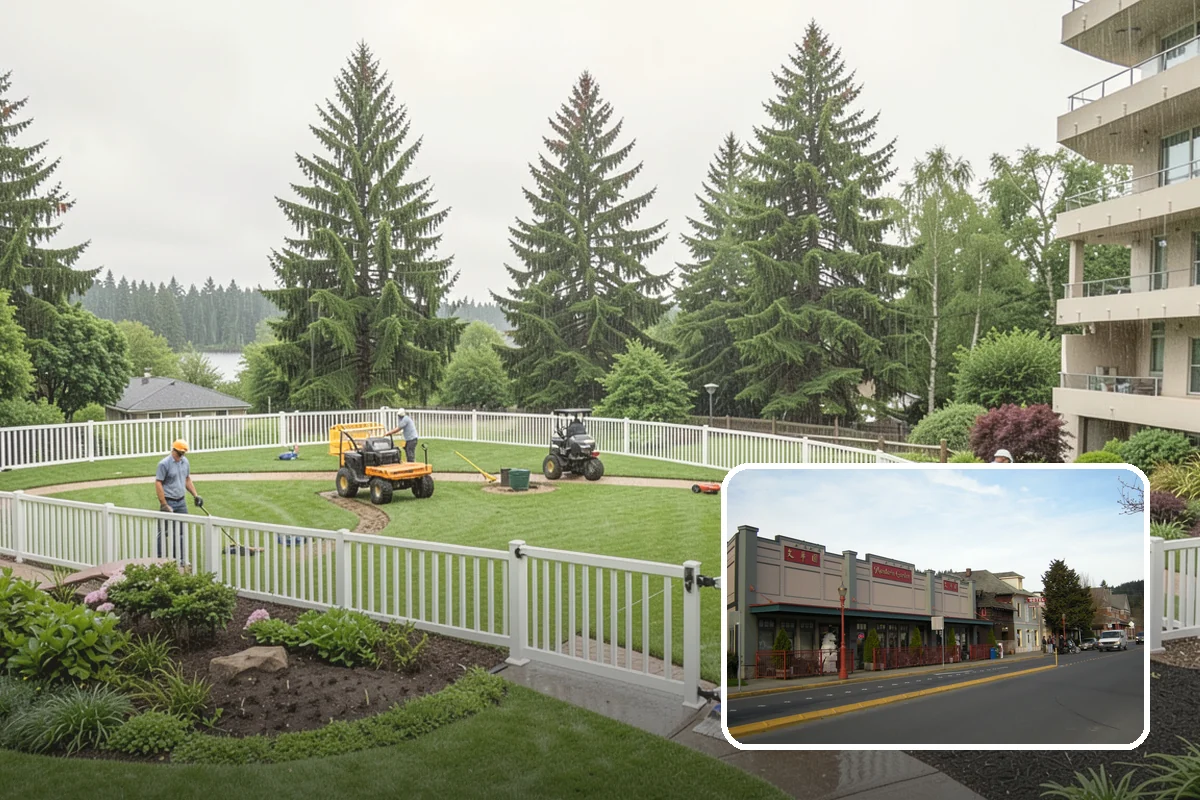 Hedge Planting in Issaquah, King County, WA - Living privacy and boundary screening