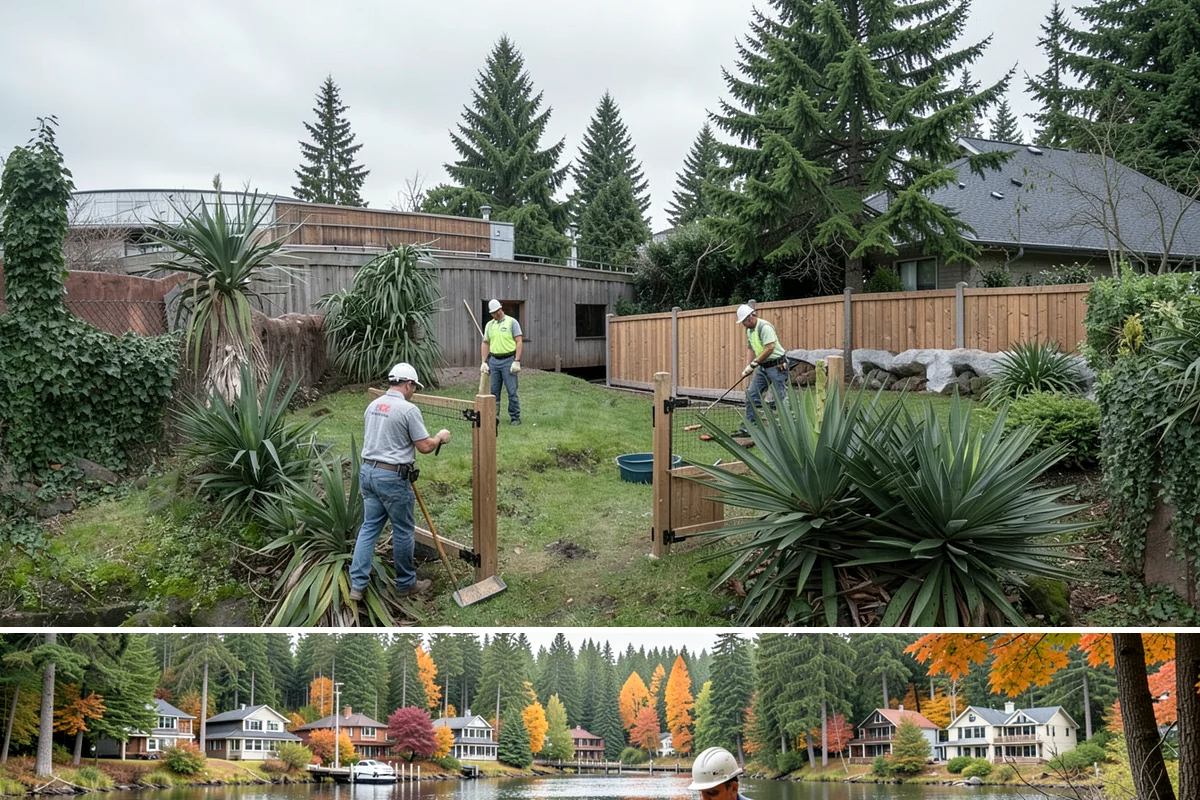 Hedge Planting in La Conner, Skagit County, WA - Best planted spring or fall so the hedge establishes before its first full growing season.