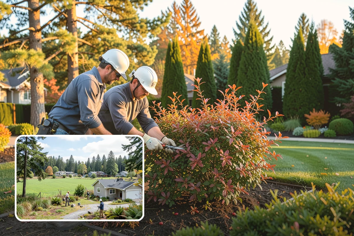 Hedge Planting in Lyman, Skagit County, WA - Living privacy and boundary screening