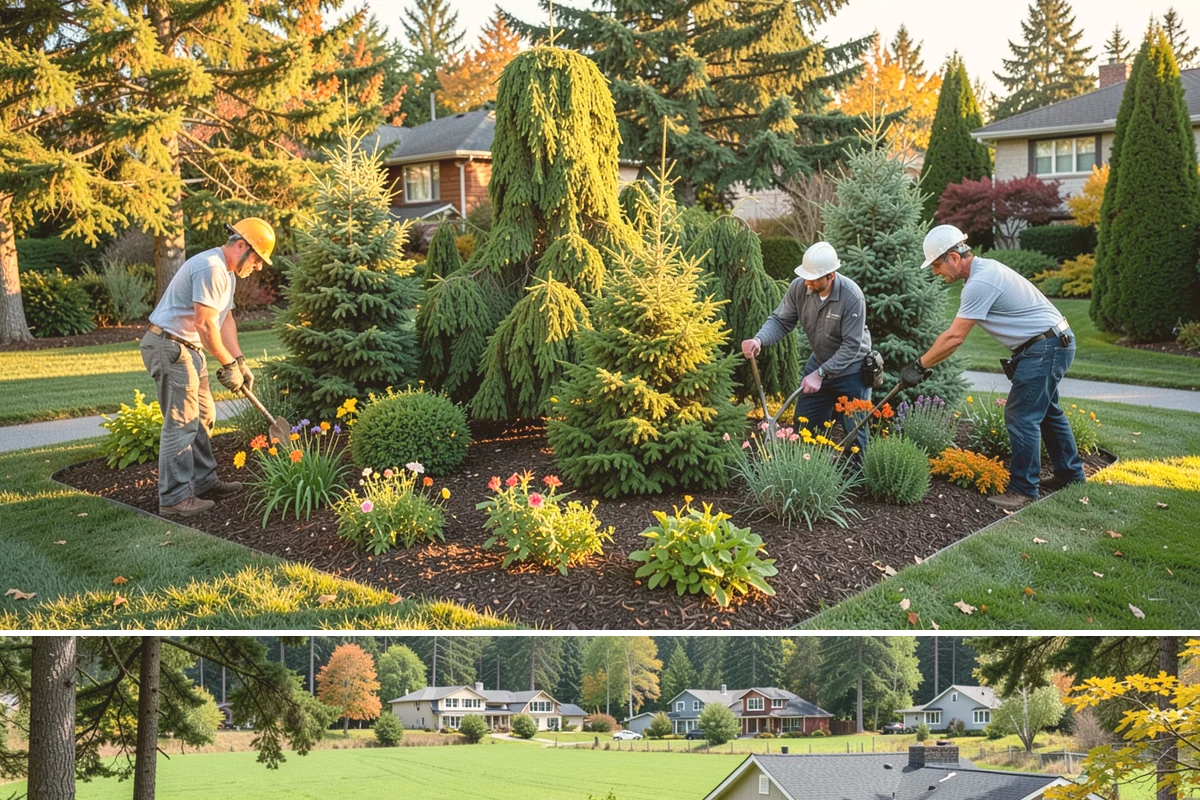 Hedge Planting in Lyman, Skagit County, WA - Best planted spring or fall so the hedge establishes before its first full growing season.
