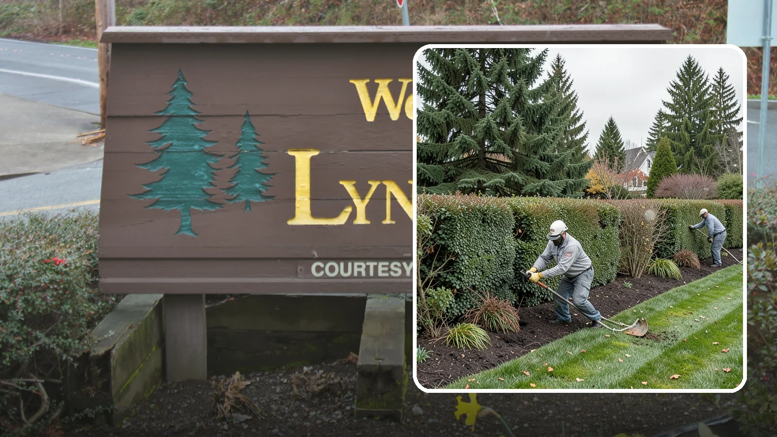 Hedge Planting in Lynnwood, Snohomish County, WA - Living privacy and boundary hedges planted at proper spacing for fast, full screening.