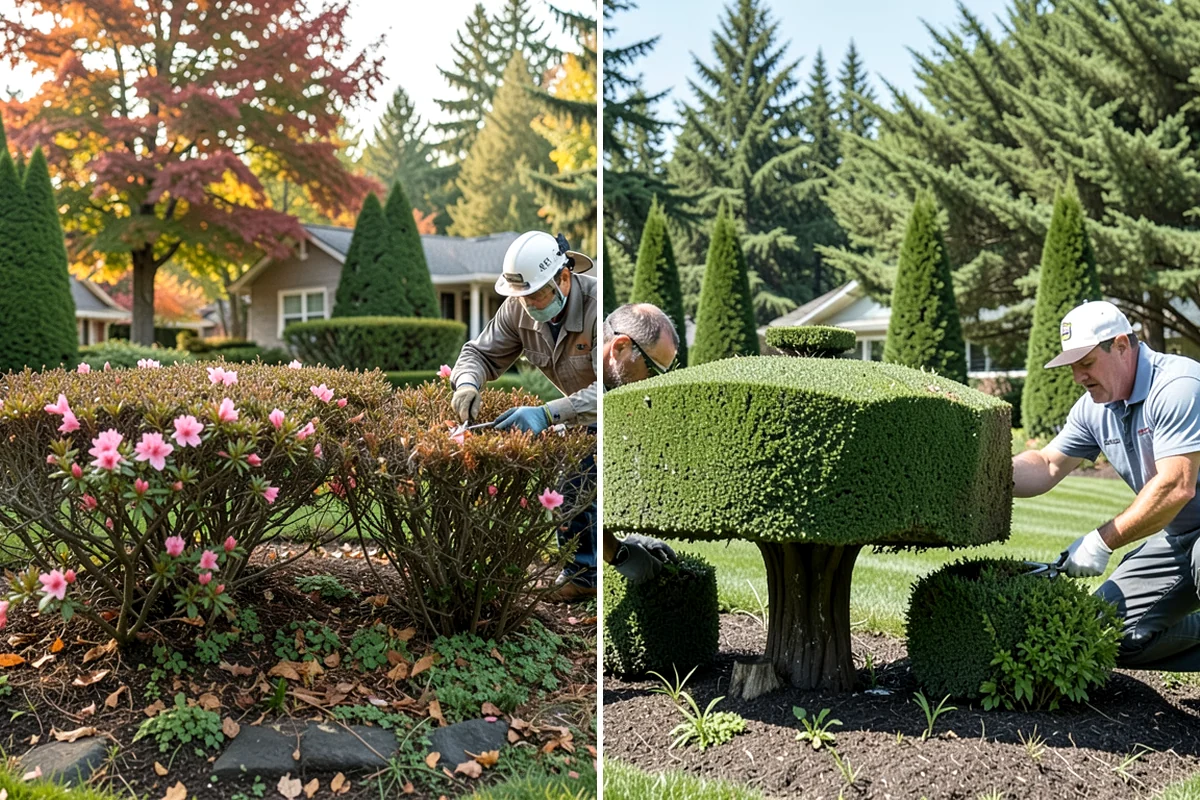 Hedge Planting in Maple Valley, King County, WA - Choose the species for height and density