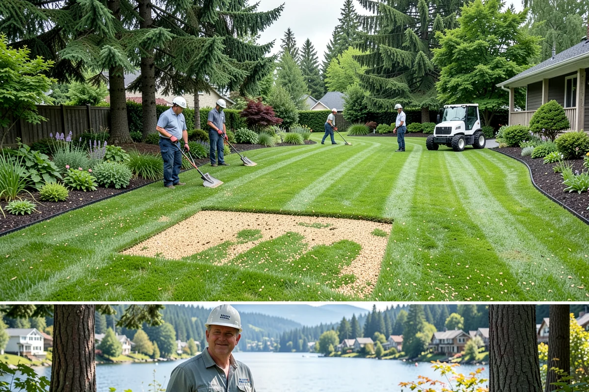 Hedge Planting in Milton, King County, WA - Best planted spring or fall so the hedge establishes before its first full growing season.