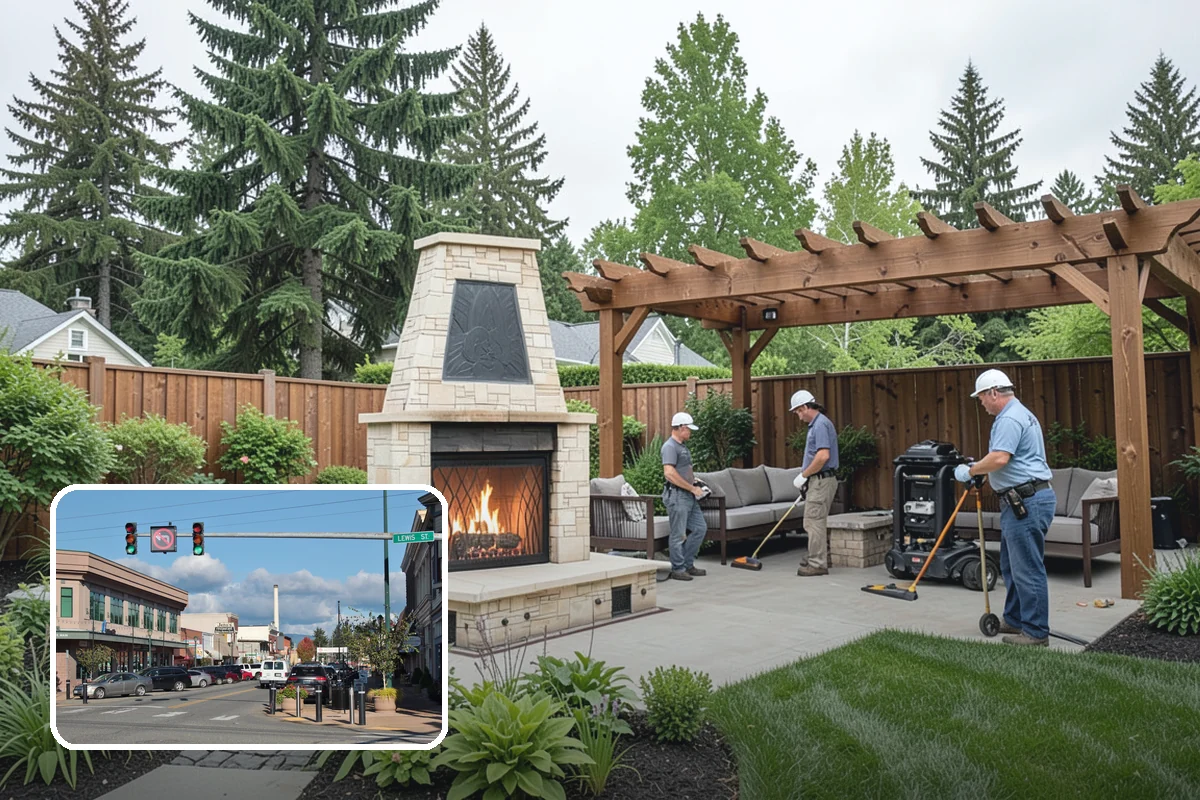 Hedge Planting in Monroe, Snohomish County, WA - Living privacy and boundary screening