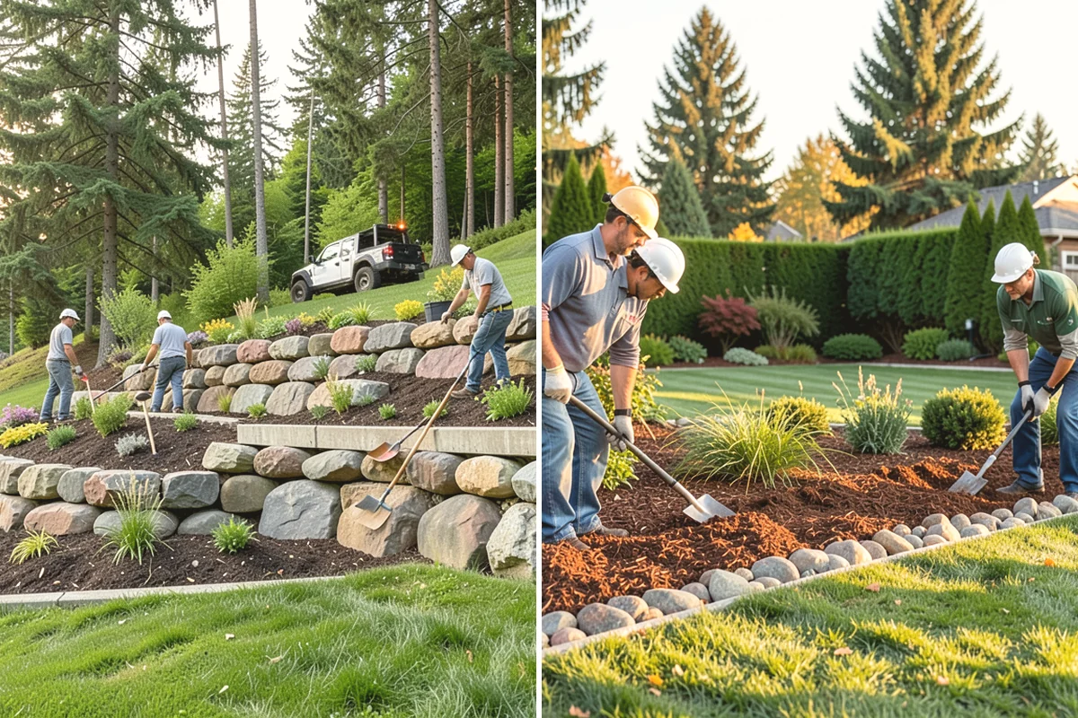 Hedge Planting in Monroe, Snohomish County, WA - Choose the species for height and density