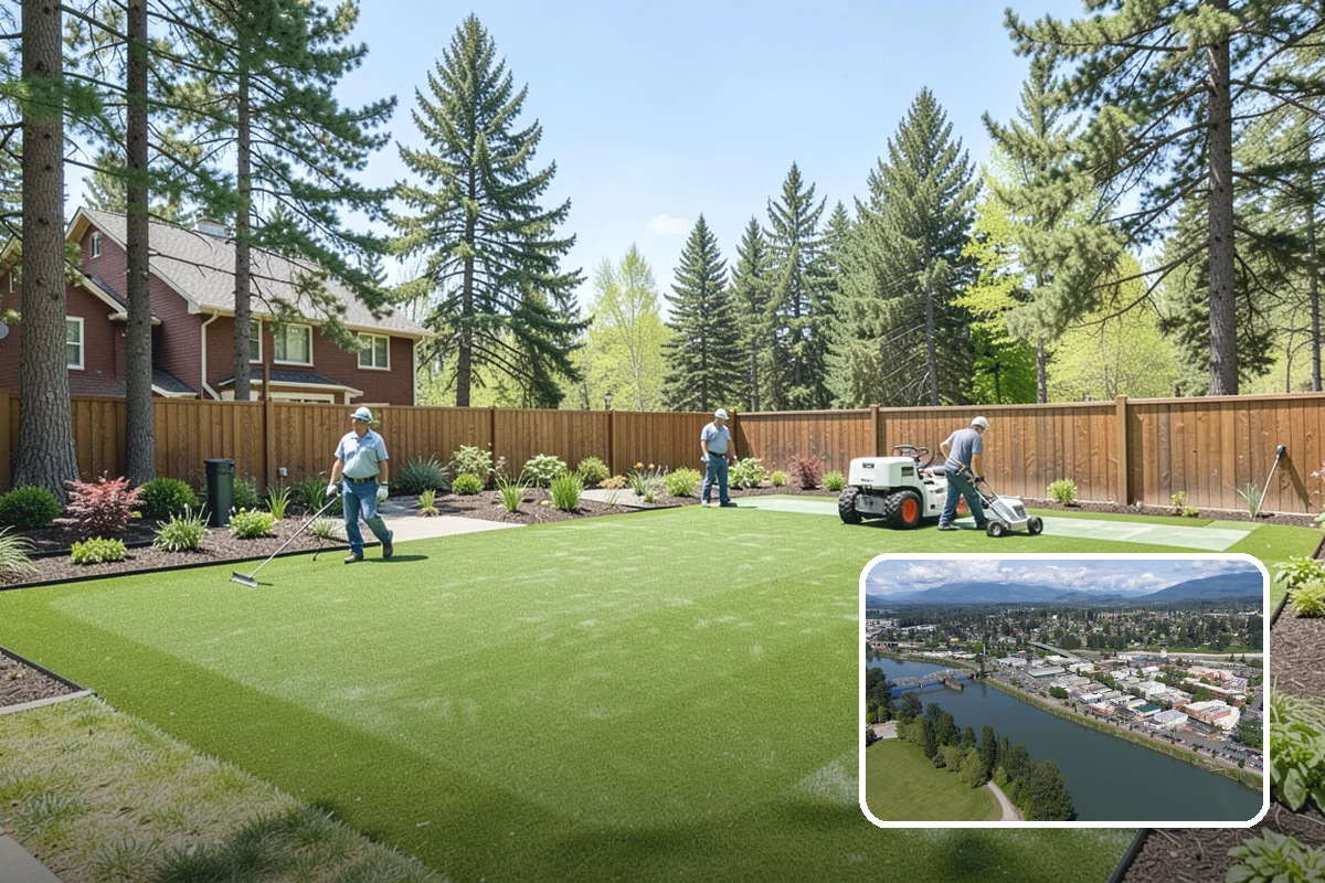 Hedge Planting in Mount Vernon, Skagit County, WA - Living privacy and boundary screening
