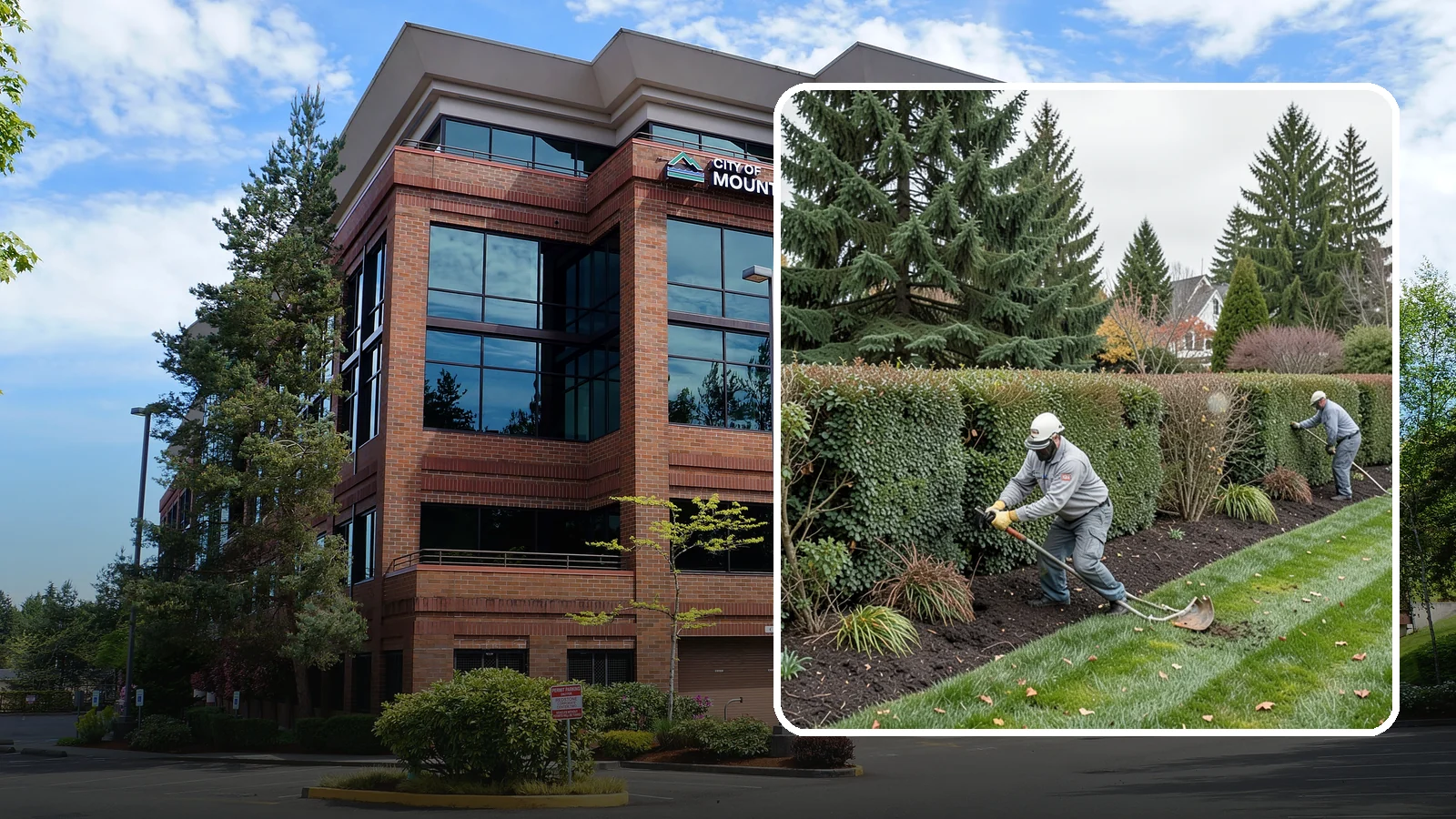Hedge Planting in Mountlake Terrace, Snohomish County, WA - Living privacy and boundary hedges planted at proper spacing for fast, full screening.