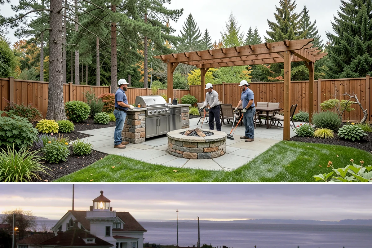 Hedge Planting in Mukilteo, Snohomish County, WA - Best planted spring or fall so the hedge establishes before its first full growing season.