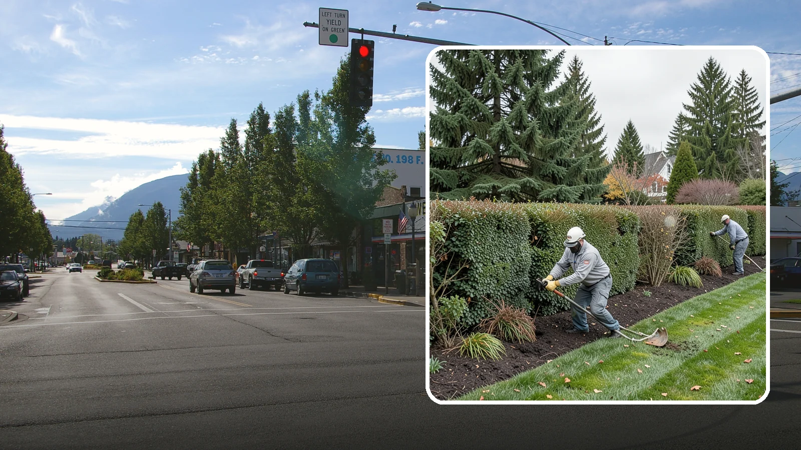 Hedge Planting in North Bend, King County, WA - Living privacy and boundary hedges planted at proper spacing for fast, full screening.