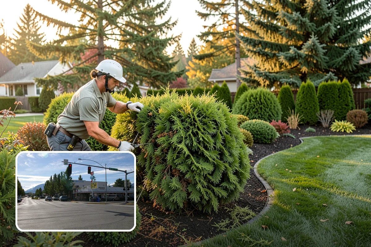Hedge Planting in North Bend, King County, WA - Living privacy and boundary screening
