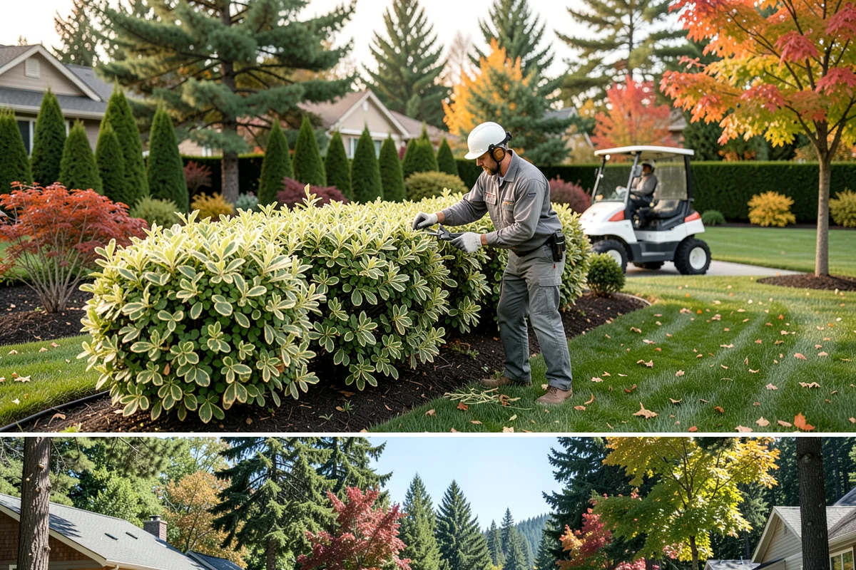 Hedge Planting in Orting, Pierce County, WA - Best planted spring or fall so the hedge establishes before its first full growing season.
