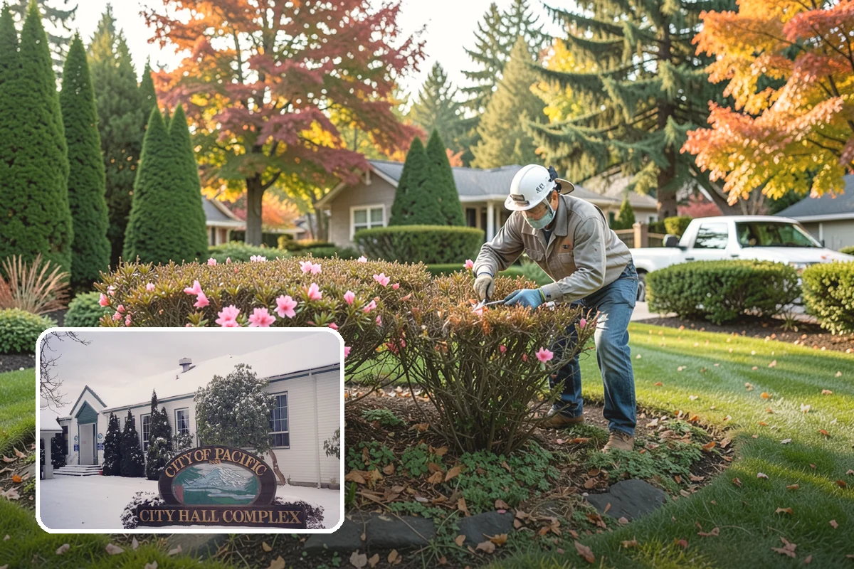 Hedge Planting in Pacific, King County, WA - Living privacy and boundary screening