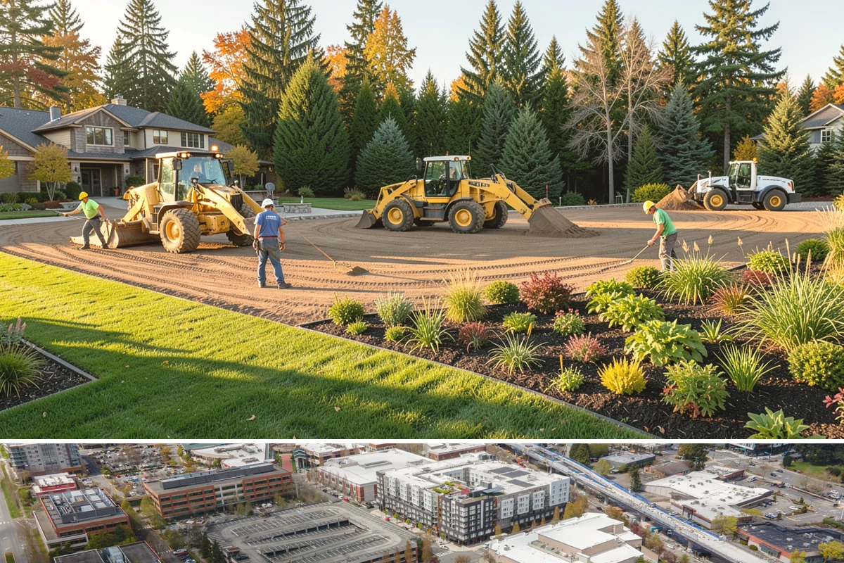 Hedge Planting in Redmond, King County, WA - Best planted spring or fall so the hedge establishes before its first full growing season.
