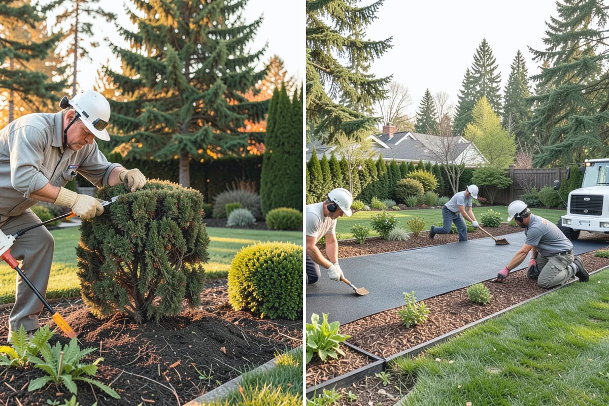 Hedge Planting in Renton, King County, WA - Choose the species for height and density