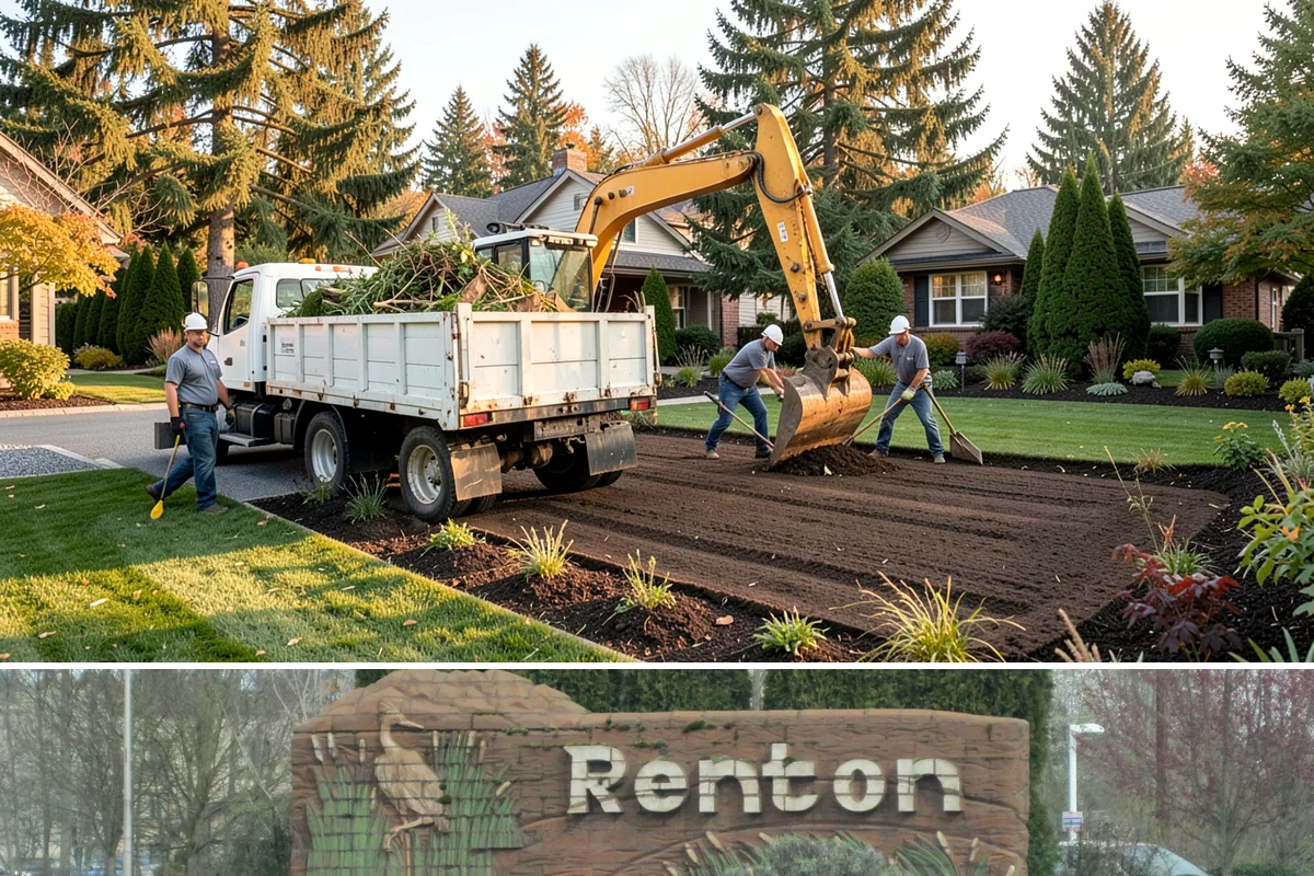 Hedge Planting in Renton, King County, WA - Best planted spring or fall so the hedge establishes before its first full growing season.