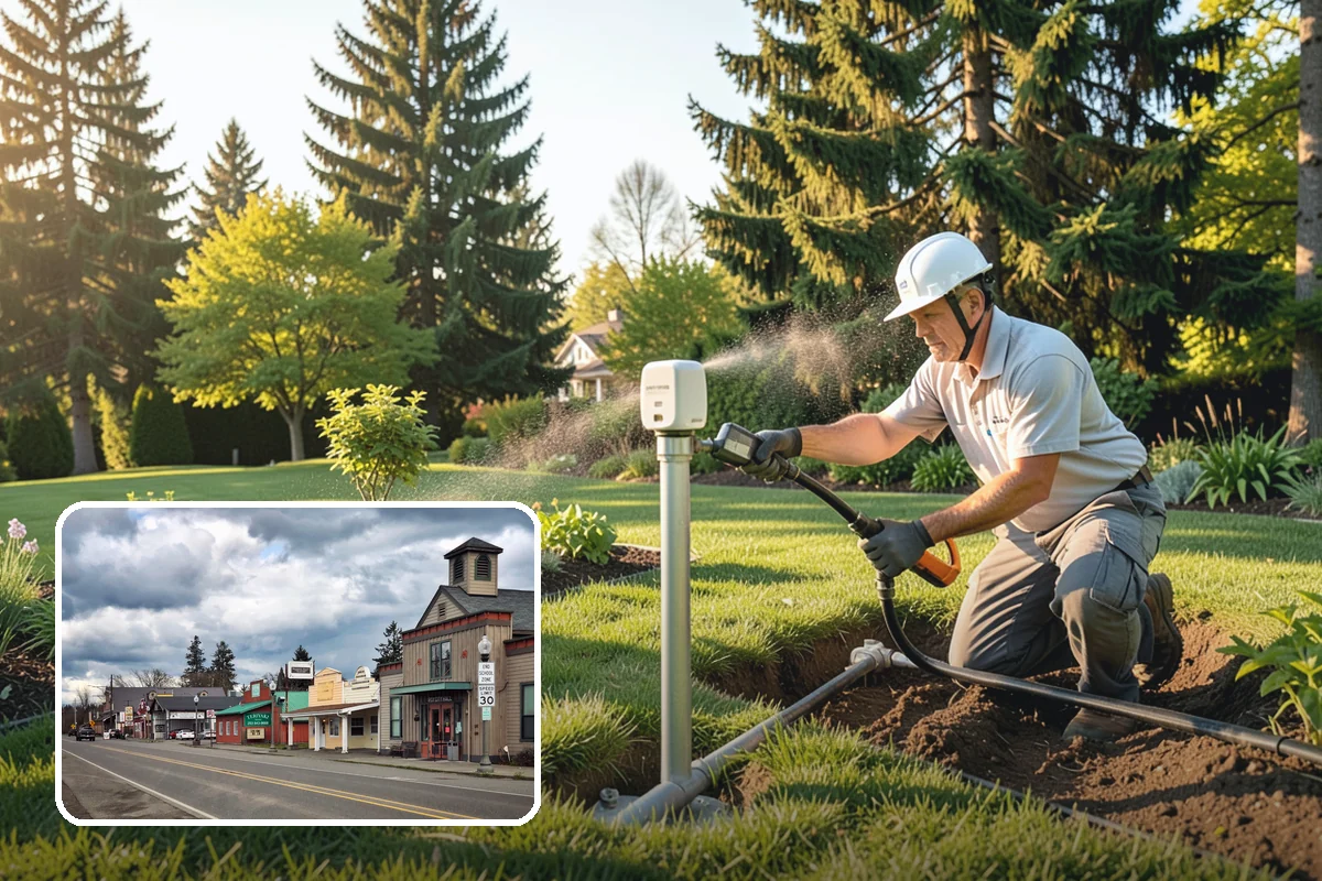 Hedge Planting in Roy, Pierce County, WA - Living privacy and boundary screening