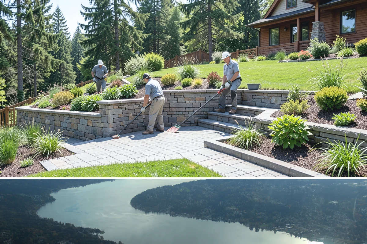 Hedge Planting in Sammamish, King County, WA - Best planted spring or fall so the hedge establishes before its first full growing season.