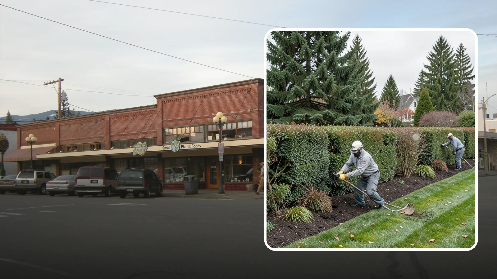 Hedge Planting in Sedro-Woolley, Skagit County, WA - Living privacy and boundary hedges planted at proper spacing for fast, full screening.