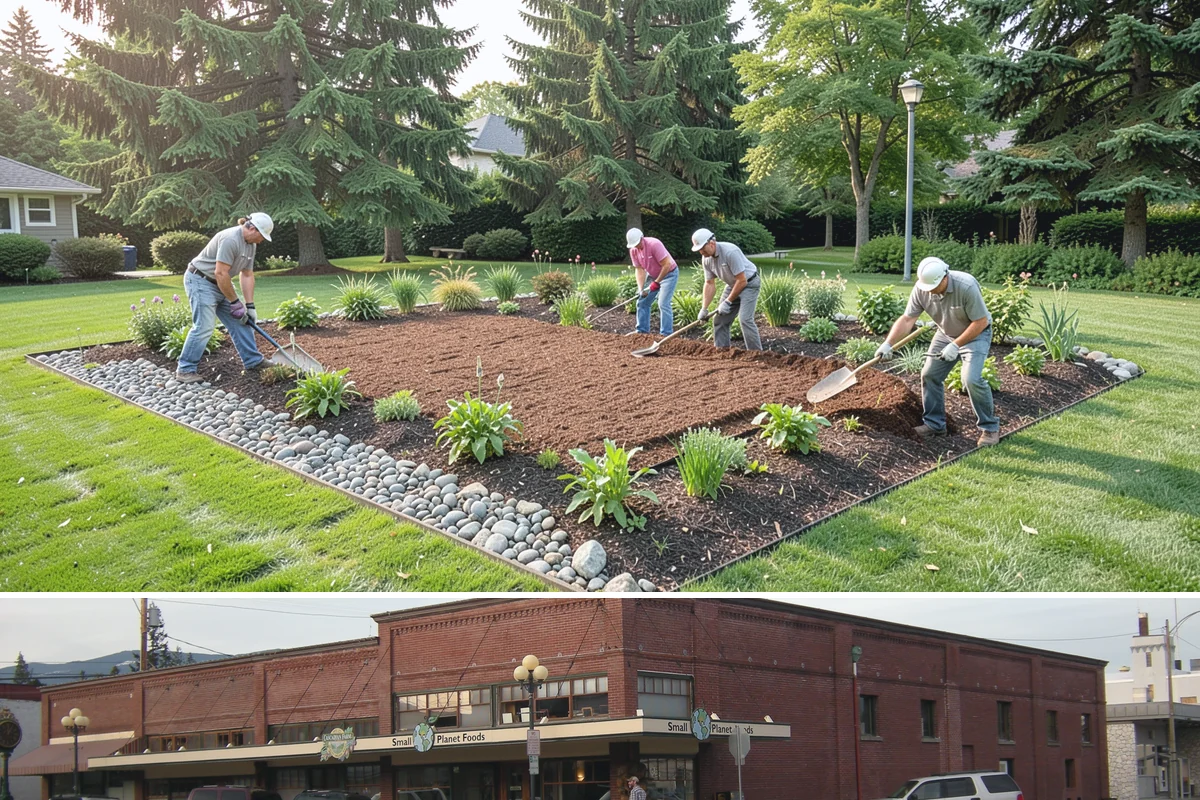 Hedge Planting in Sedro-Woolley, Skagit County, WA - Best planted spring or fall so the hedge establishes before its first full growing season.